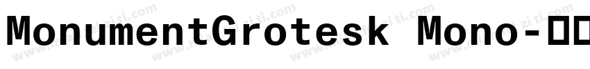 MonumentGrotesk Mono字体转换